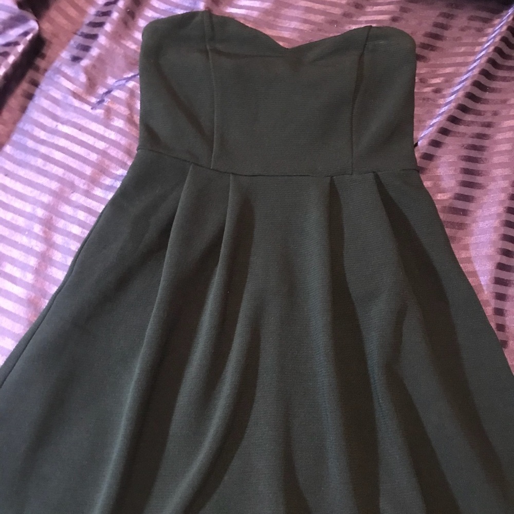 Black Strapless Dress
